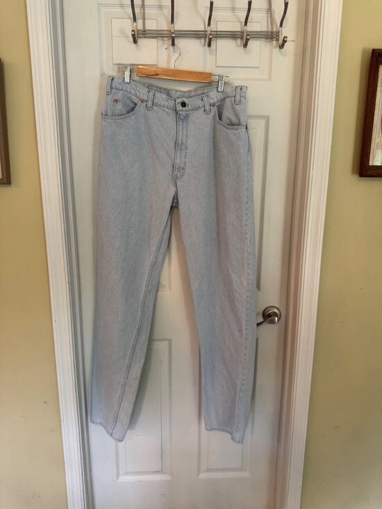 Levi's Other - Levi's 550 Vintage Made in the USA Relaxed Fit Light Wash Jeans Men's 38 X 36
